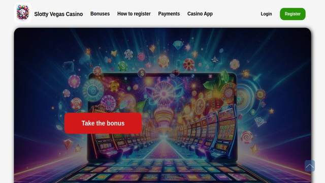 Slotty Vegas casino screenshot